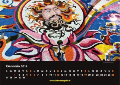 Infiorate di Spello calendario maestri del petalo 2014