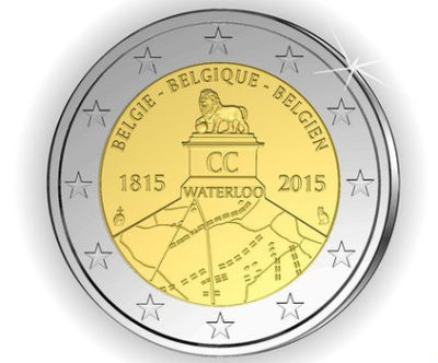 euro celebrativo waterloo