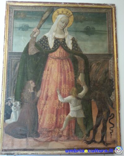 madonna del soccorso montefalco san francesco museum