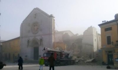 mostra del cinema di venezia terremoti norcia basilica di san benedetto terremoto