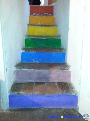 la casa dipinta scale